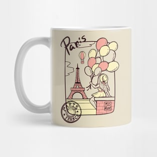 Paris France Balloons Mug